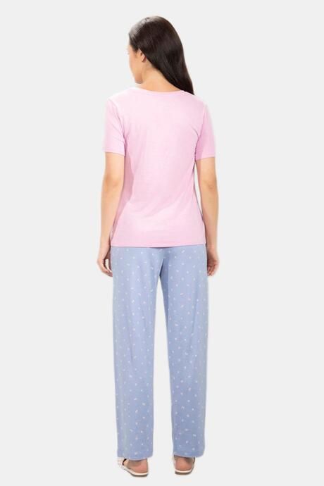Amante Scoop Neck Sleep Tee - Lazy Days Print — image 5